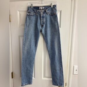 Levi’s Re/Done Skinny Straight Jeans
Size 25